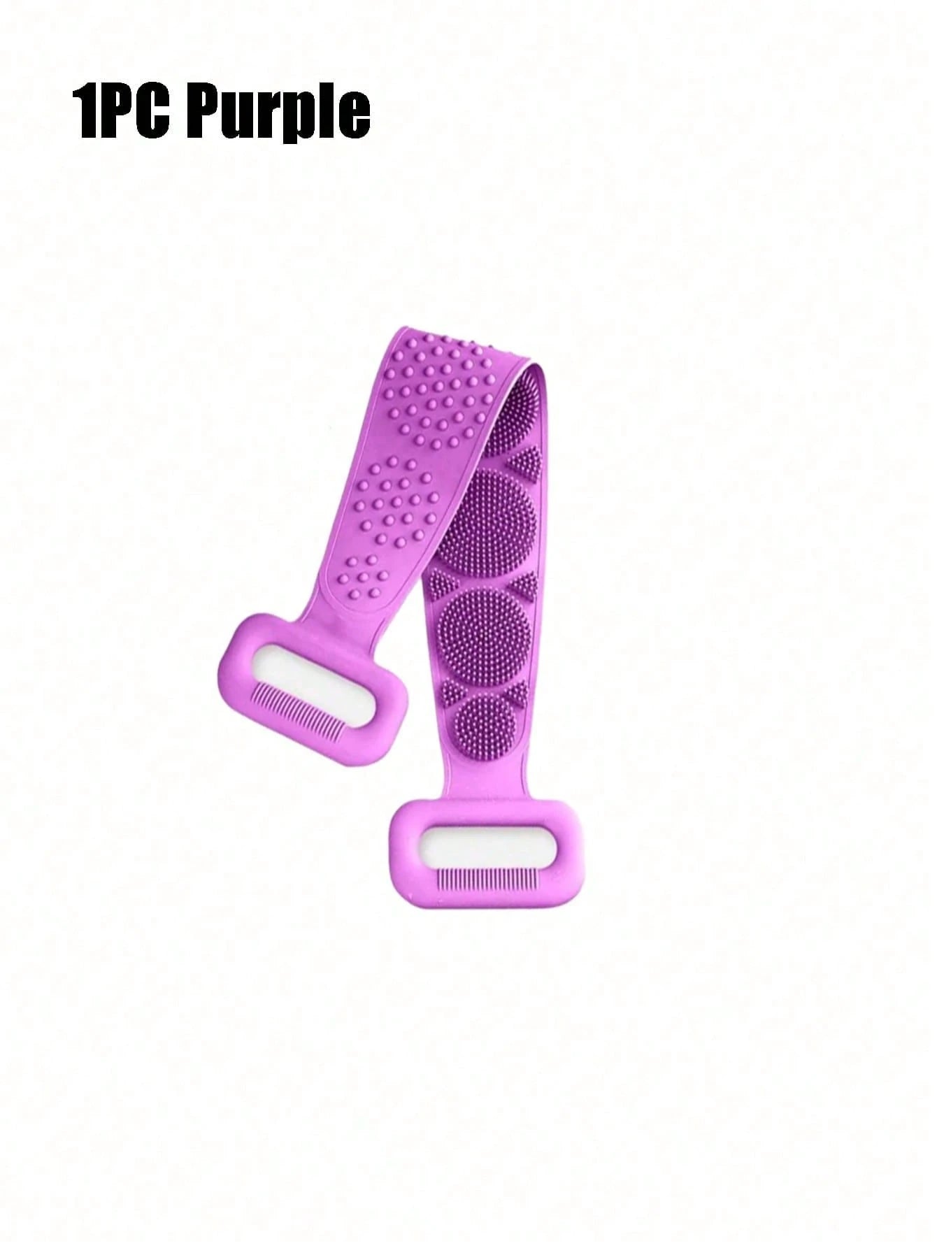 Silicone Exfoliating Bath Brush, Non-Slip Handle, Reusable, Suitable For All Ages And Genders, Easy To Hang And Clean, Ideal For Bathing, Spa Treatments And Daily Skincare