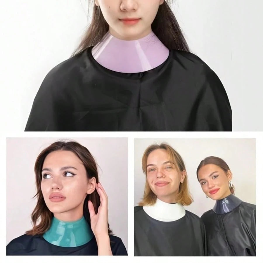 Silicone Haircut Neck Guard, Barber Neck Protector, Suitable For Haircutting, Hair Dyeing, Shoulder-Style Neck Protection