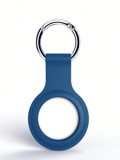 Silicone Protective Case For Airtag Locator/Pet Tracker/Anti-Loss Device/Keychain, Soft/Waterproof Case