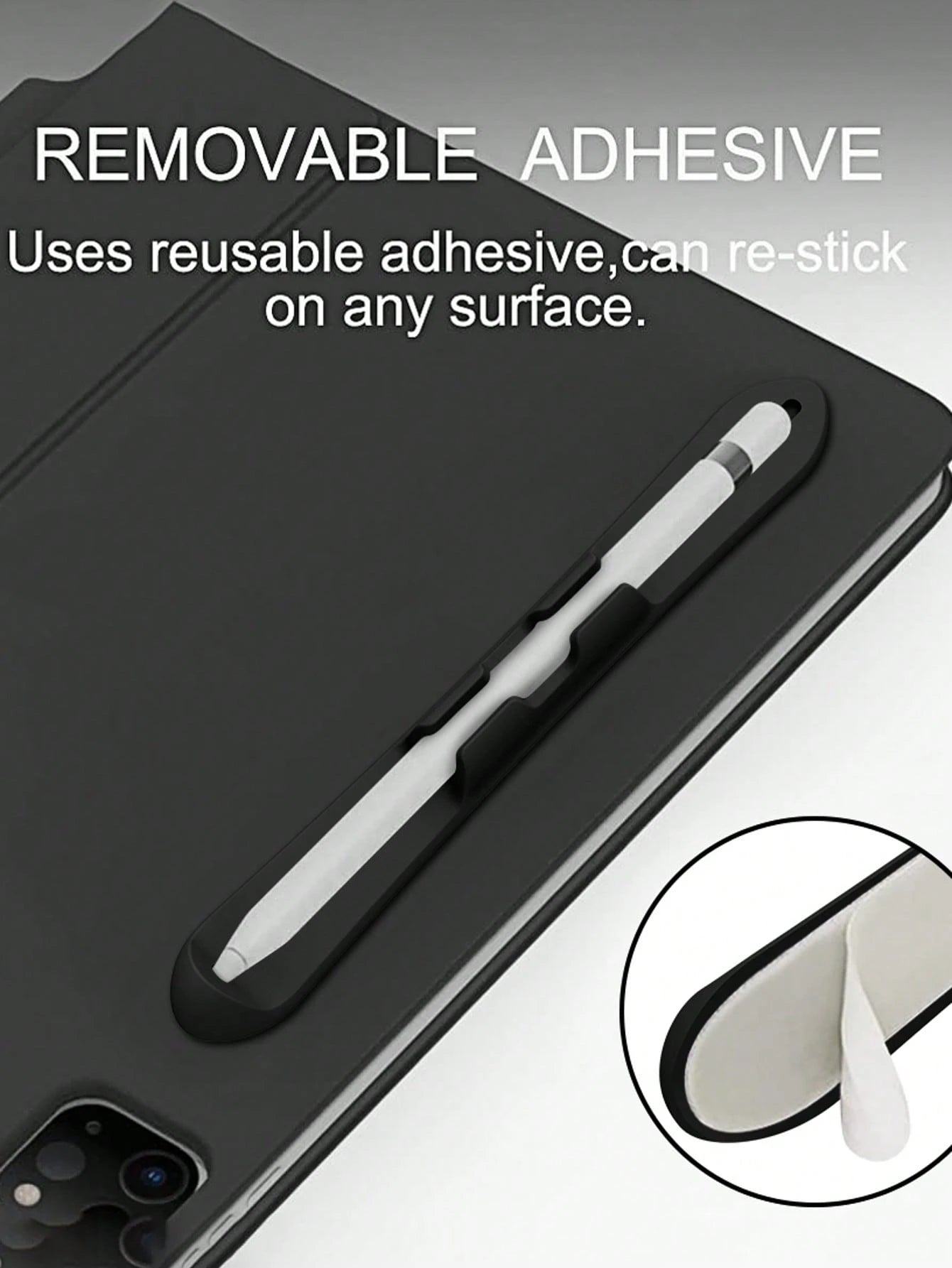 Silicone Protective Case For Tablet Stylus Pen, Silicone Tablet Stylus Pen Holder Slot, Compatible With Apple Pencil Pro Or 1st/2nd Gen, Galaxy Tab S6 Lite S7 FE S8 S9 S10 Ultra, Tablet Accessories