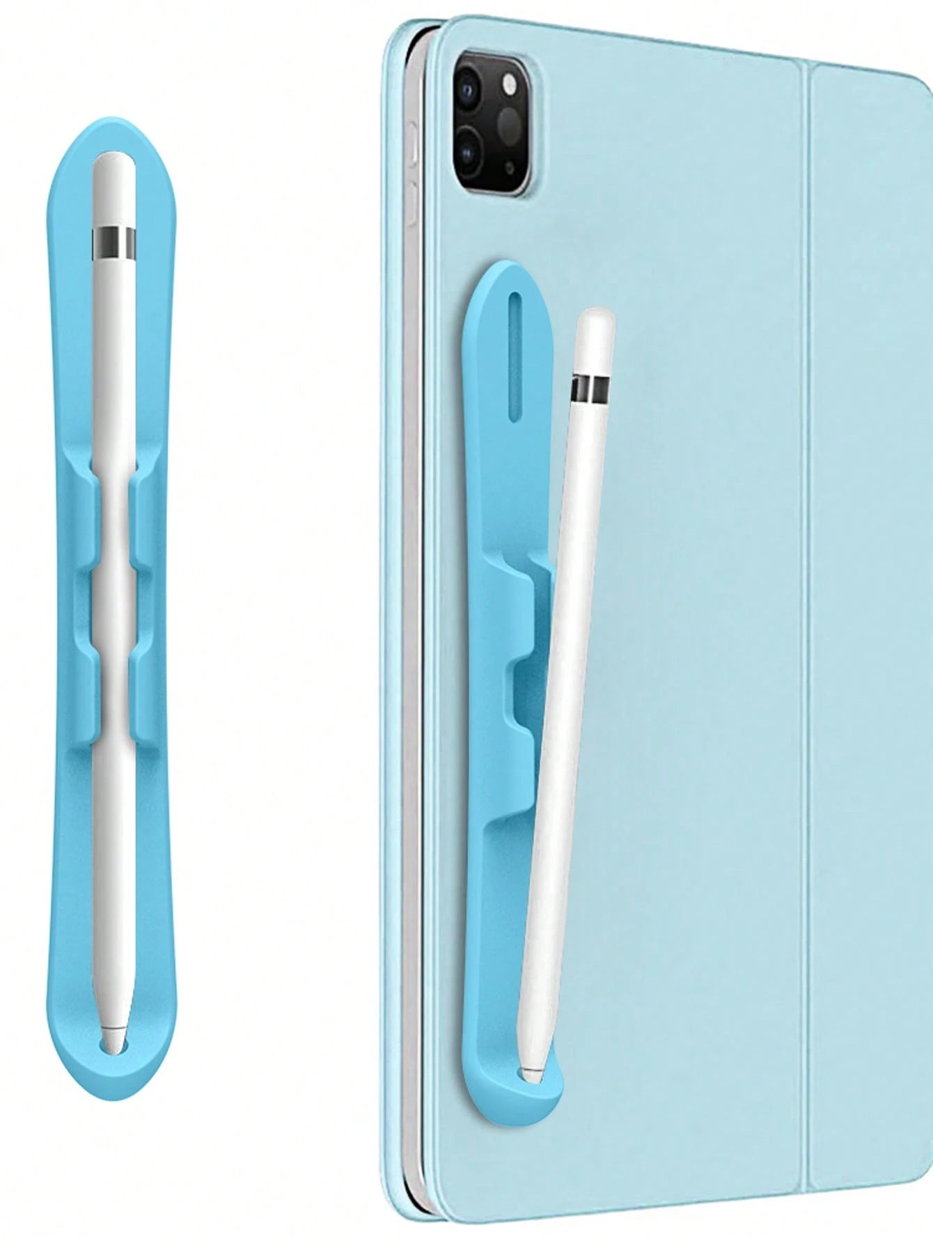 Silicone Protective Case For Tablet Stylus Pen, Silicone Tablet Stylus Pen Holder Slot, Compatible With Apple Pencil Pro Or 1st/2nd Gen, Galaxy Tab S6 Lite S7 FE S8 S9 S10 Ultra, Tablet Accessories