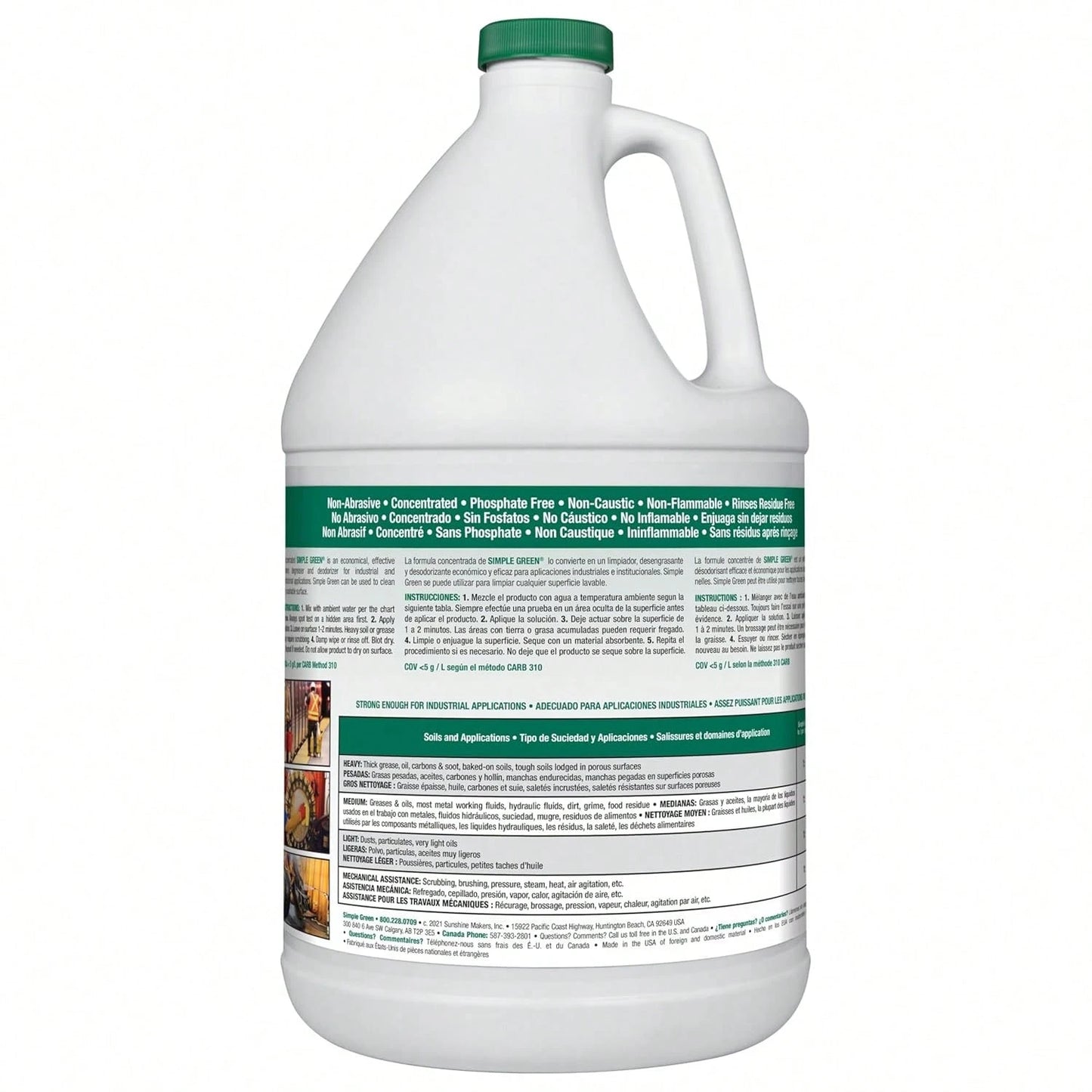 Simple Green Industrial Cleaner And Degreaser, 128 Oz. (13005)
