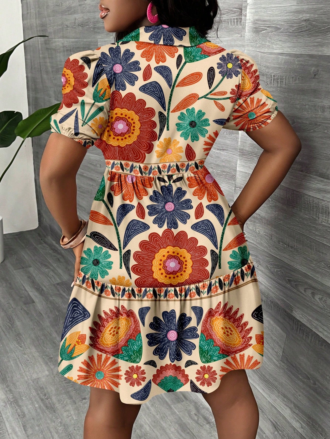 Slaydiva Summer Stylish Blue And White Stripe Shirt Dress,Casual Coastal Tropical Elegant Boho Back-To-School Beachwear Vacation Party Wedding Guest Attire