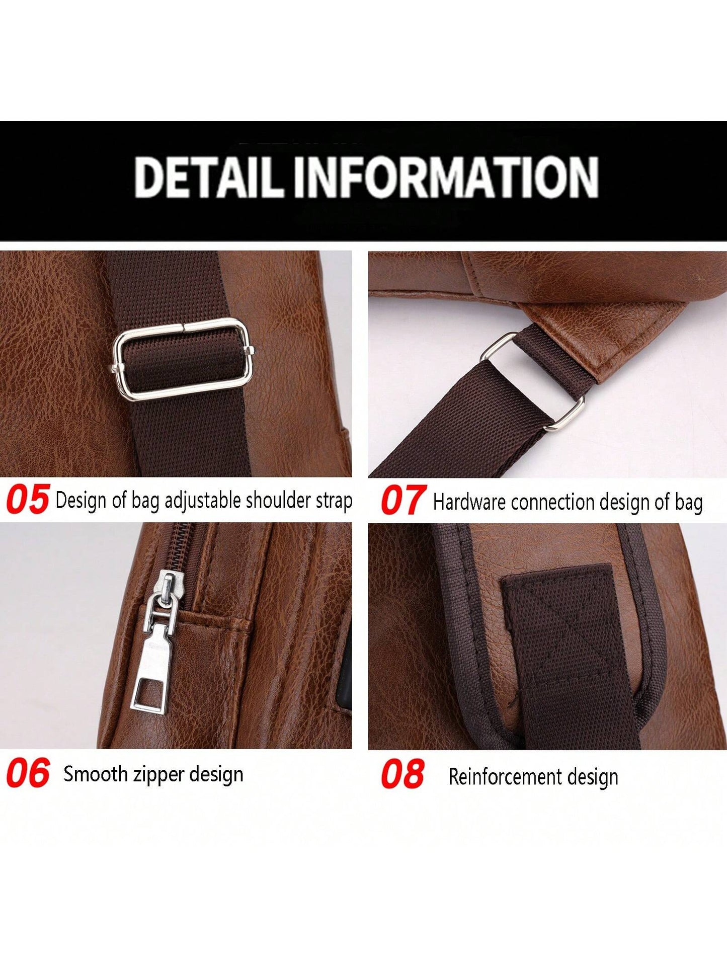 Sling Bag For Men Women, 2025 Fashion Shoulder Backpack Chest Bags With Anti-Theft Pocket & USB Charge Port, Fanny Pack Cross Body Bags For Travel Hiking Day Trip, Holiday, Perfect For Valentine's Day