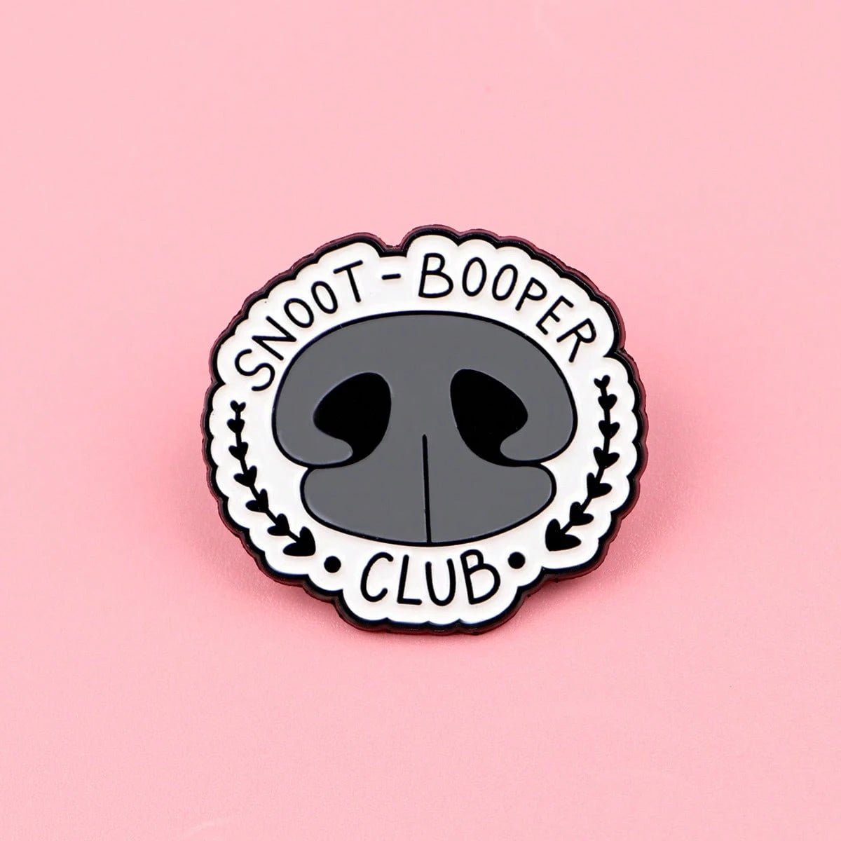 Snoot-Booper Club Enamel Pins Cartoon Animals Dog Nose Brooch Badge On Backpack Lapel Pin Costume Accessories Fashion Jewelry Gifts Christmas