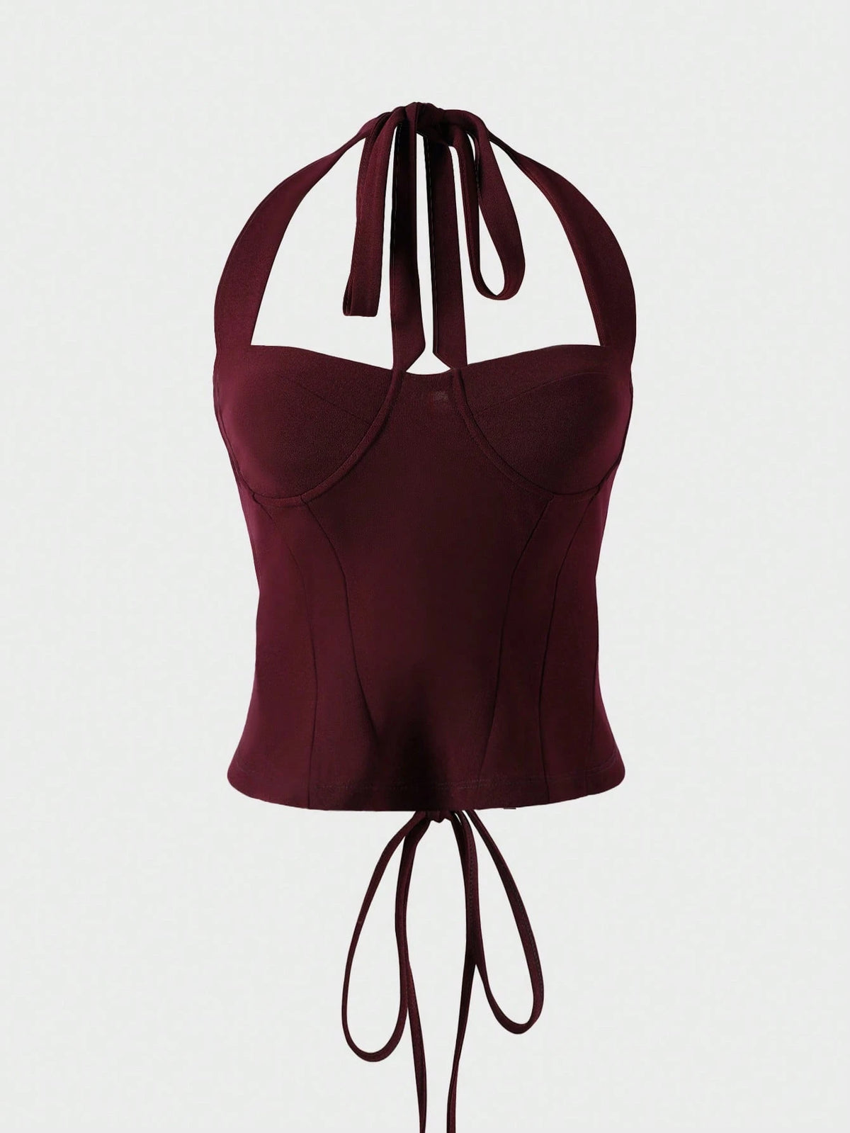 Solid Color Backless Sexy Strapless Camisole Vest For Women, Casual Blouse For Vacation, Beach, Street, Party