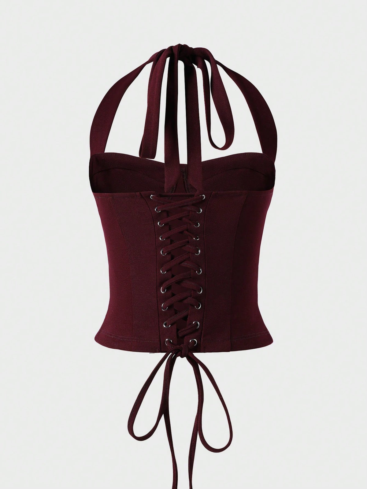 Solid Color Backless Sexy Strapless Camisole Vest For Women, Casual Blouse For Vacation, Beach, Street, Party