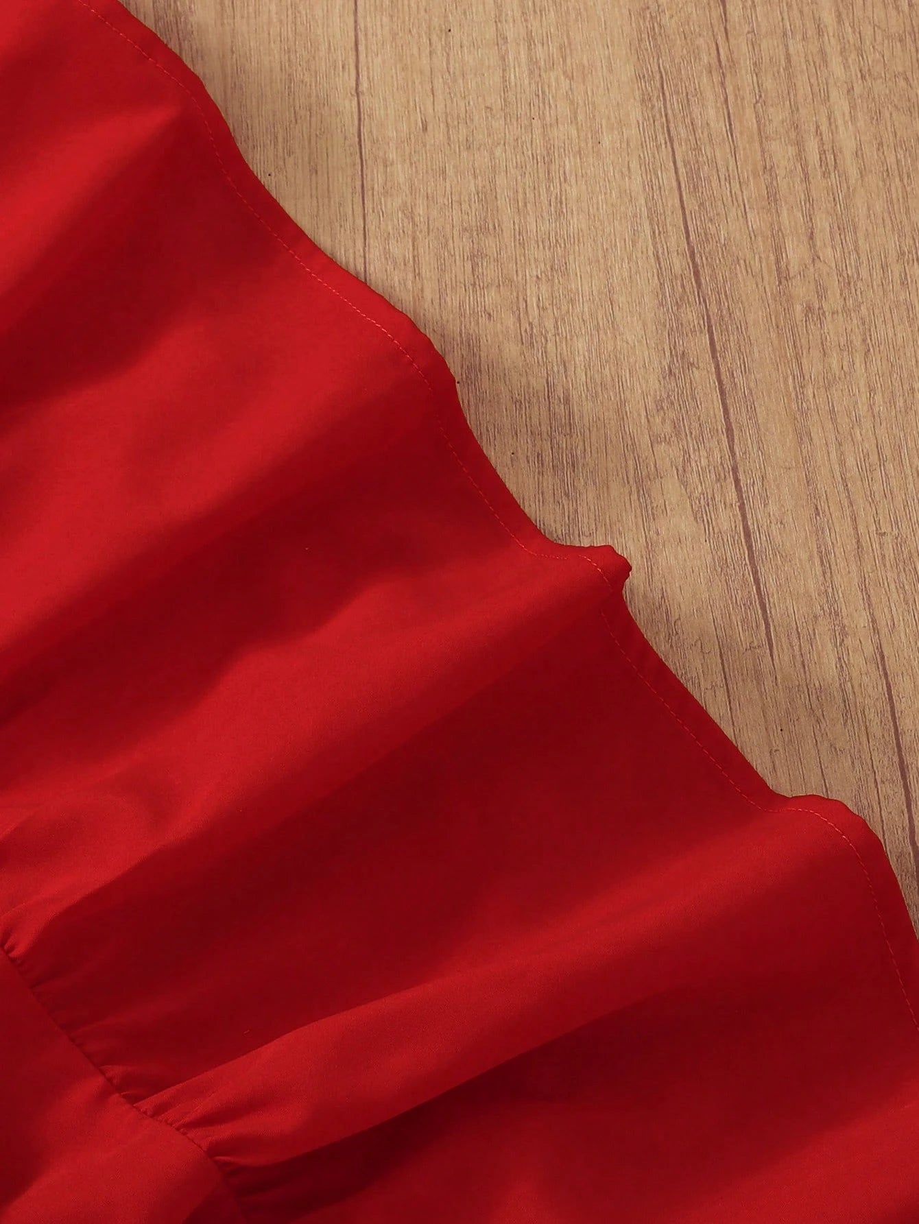 Solid Color Elegant Casual Loose Backless A-Line Dress, Suitable For Parties, Formal Events, Weddings, Spring/Summer Party Red