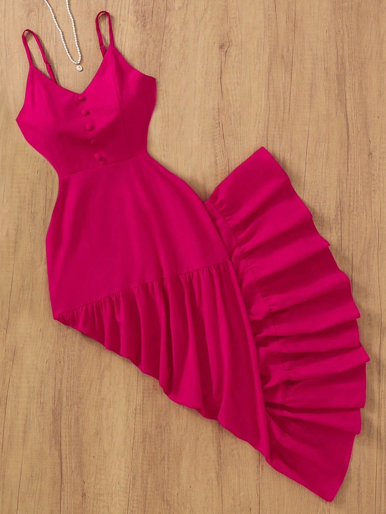 Solid Color Elegant Casual Loose Backless A-Line Dress, Suitable For Parties, Formal Events, Weddings, Spring/Summer Party Red