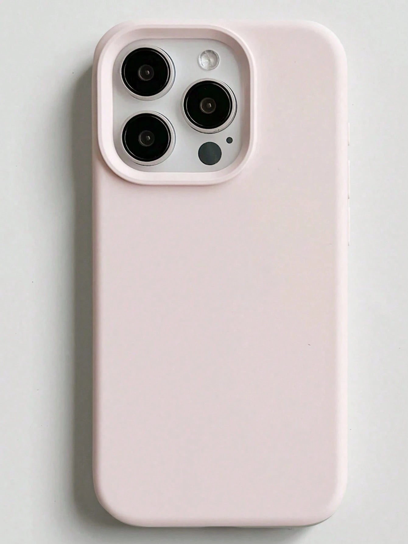 Solid Color Silicone Pink Liquid Silicone Shockproof Phone Case Compatible With IPhone 17/17 Air/17 Pro/17 Pro Max Also Fits 16 15 14 13 12 11 Pro Max Soft Rubber Texture Skin-Friendly Spring Birthday