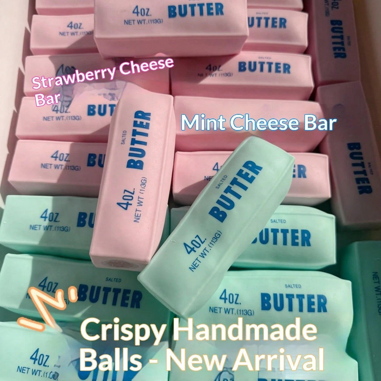 Squishy-Crunchy Sound Butter Stick-Stress Relief Toy-Perfect Gift-Birthday Gift-Ideal Gift-Surprise Gift-Holiday Gift-Best Gift-Gift, Sensory Toy