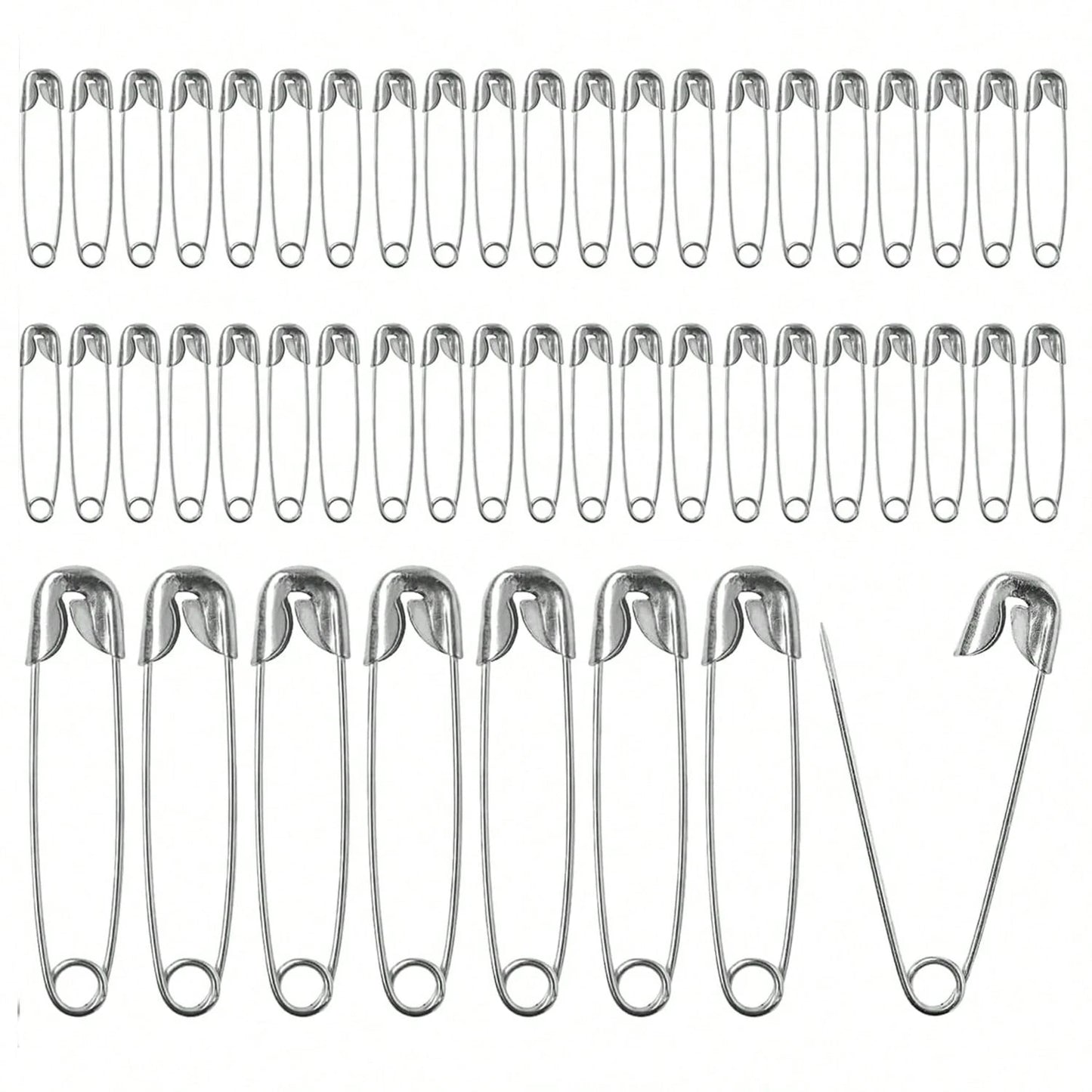 Stainless Steel Safety Pin Brooch DIY Jewelry Pin Suitable For Jewelry Making Supplies Accessories