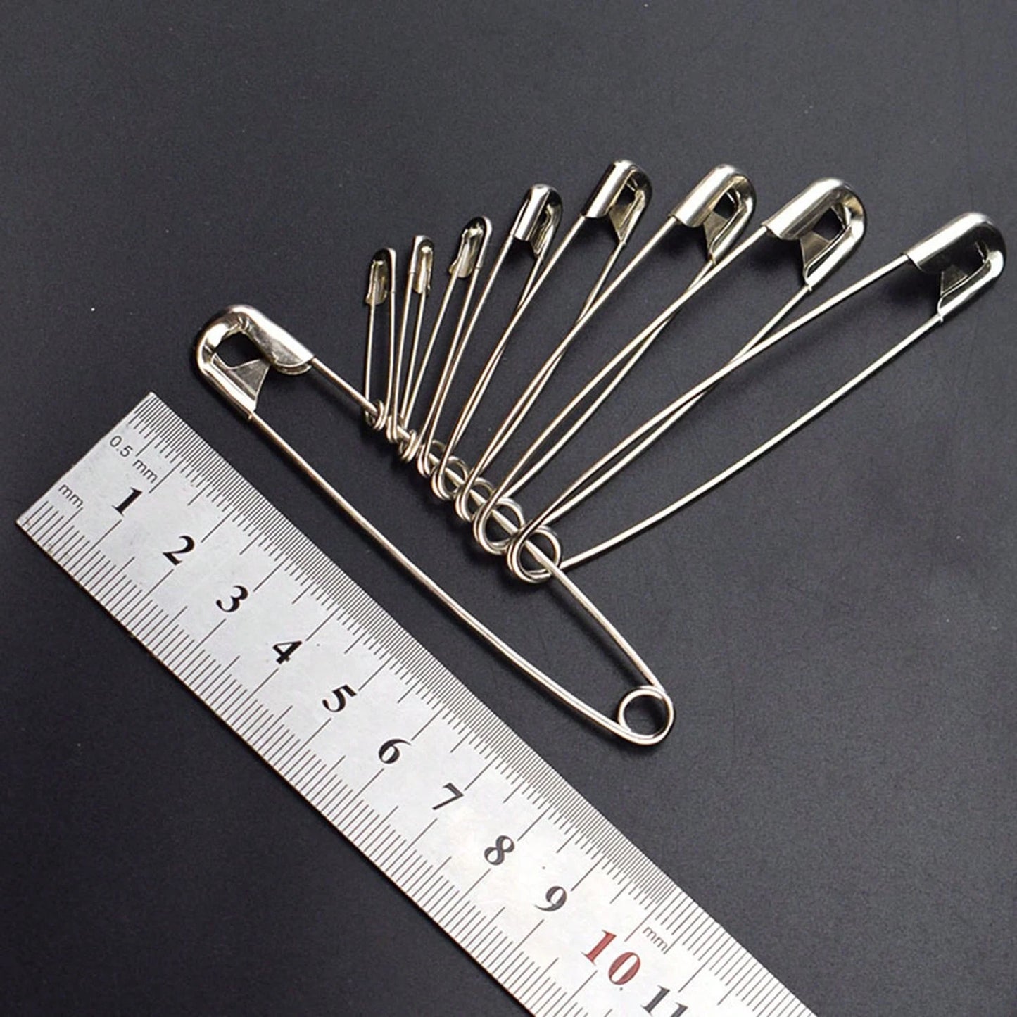 Stainless Steel Safety Pin Brooch DIY Jewelry Pin Suitable For Jewelry Making Supplies Accessories