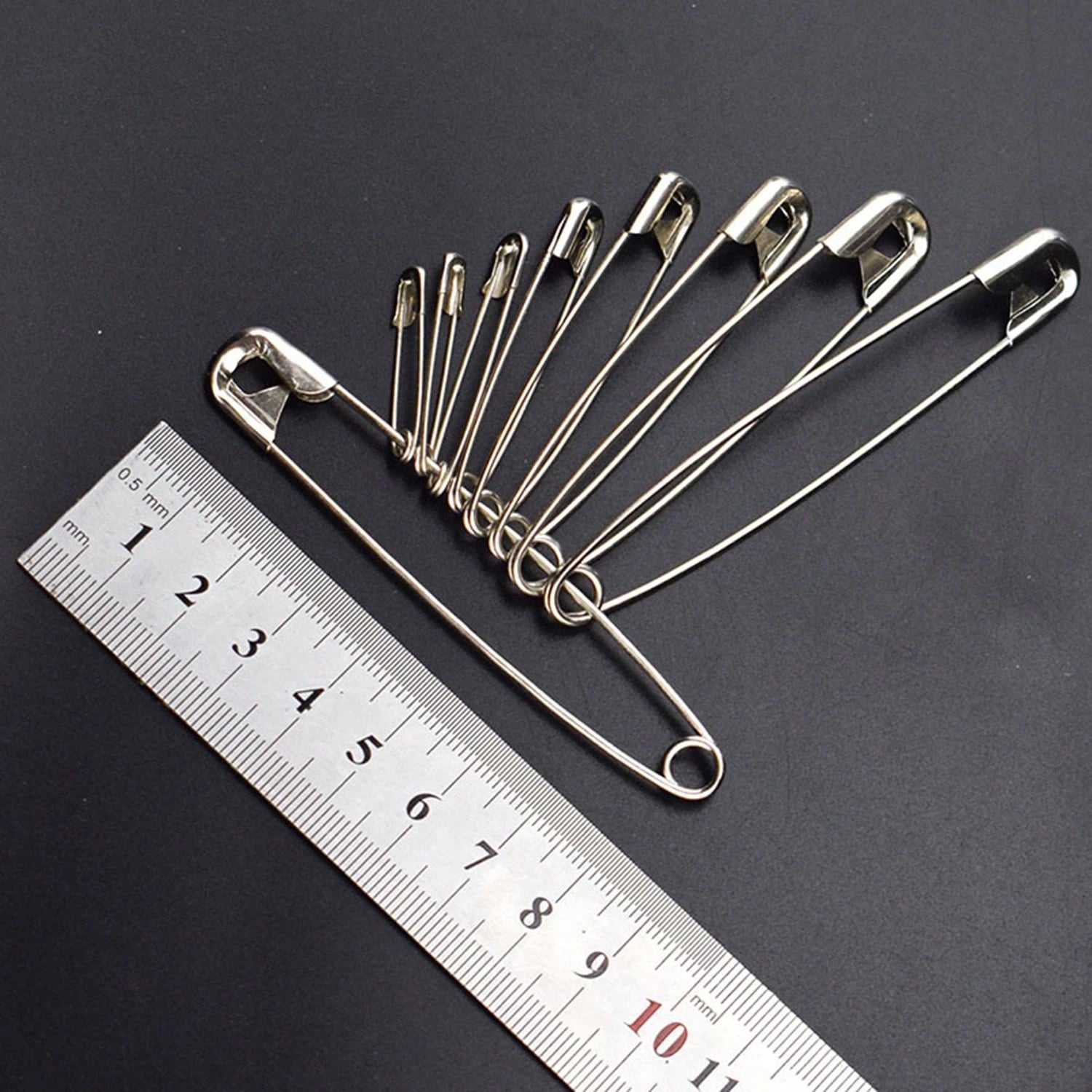 Stainless Steel Safety Pin Brooch DIY Jewelry Pin Suitable For Jewelry Making Supplies Accessories