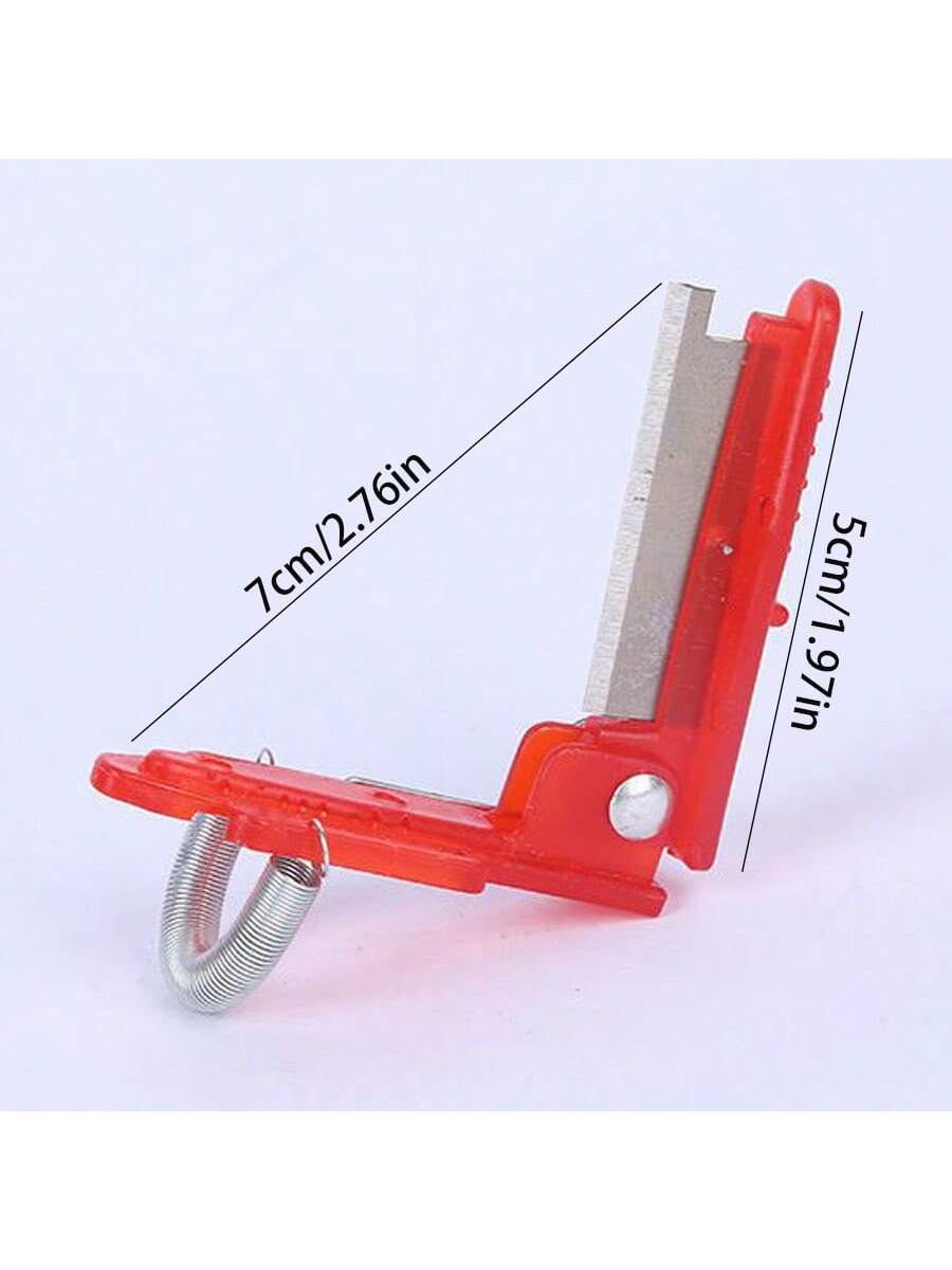 Stainless Steel Thumb Knife For Garden, Finger Ring Knife For Picking, Vegetable Harvesting Tool, Random Color