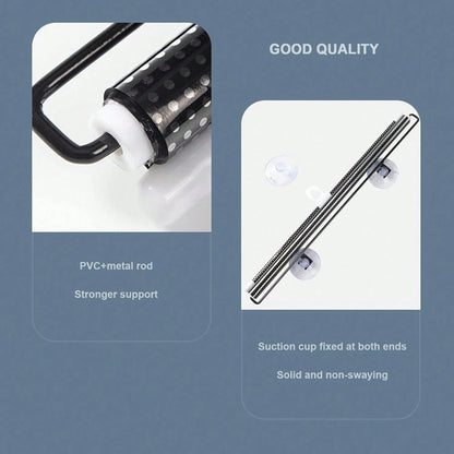 Suction Cup Blackout Curtains,Retractable Sunshade,Portable Blinds,Free-Perforated Sun Protection Roller Shade,Temporary Sunshade Windows Blinds,Black