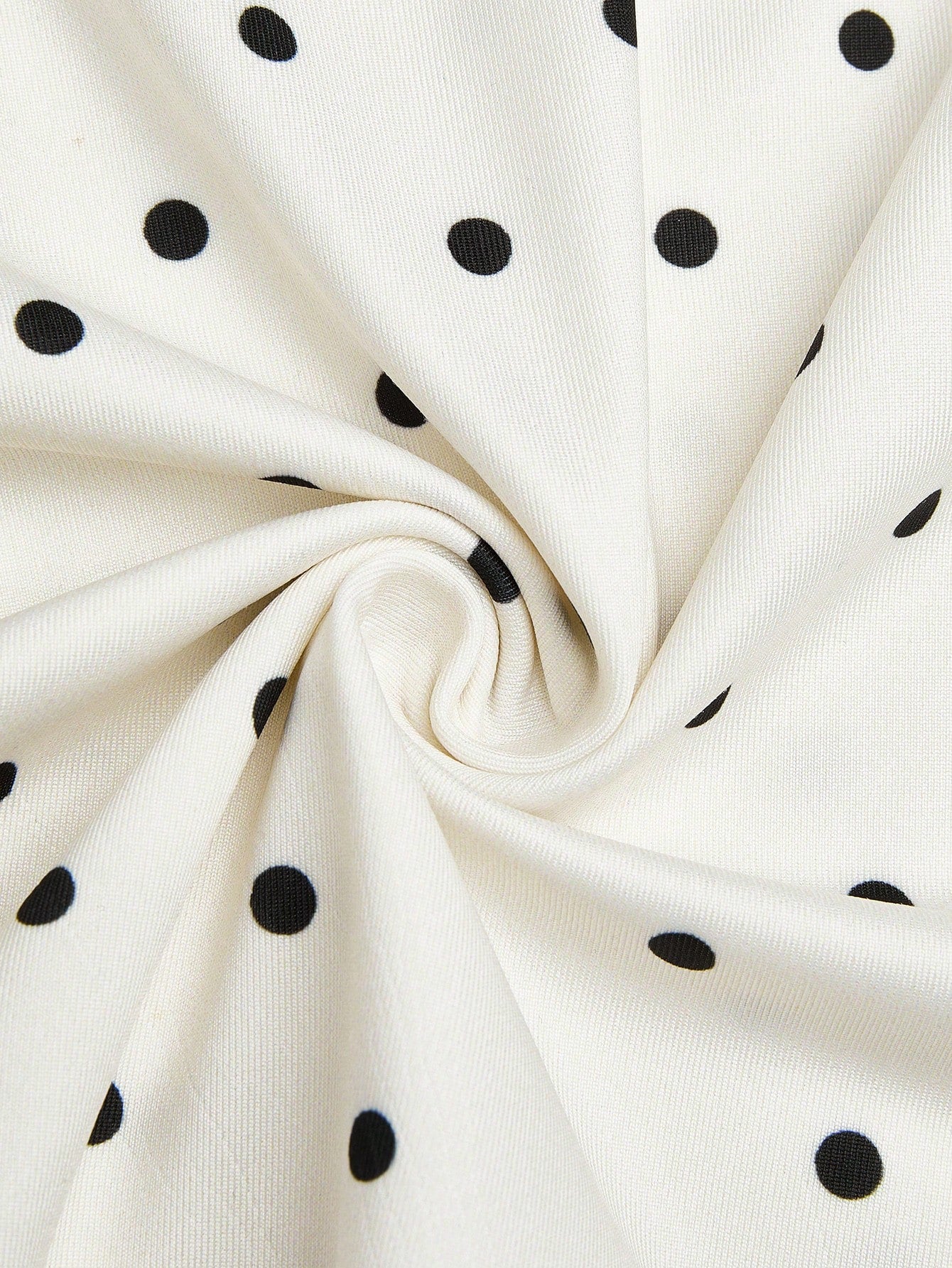 Sweetra Plus Size Retro Romantic Polka Dot Bowknot Bandeau Top
