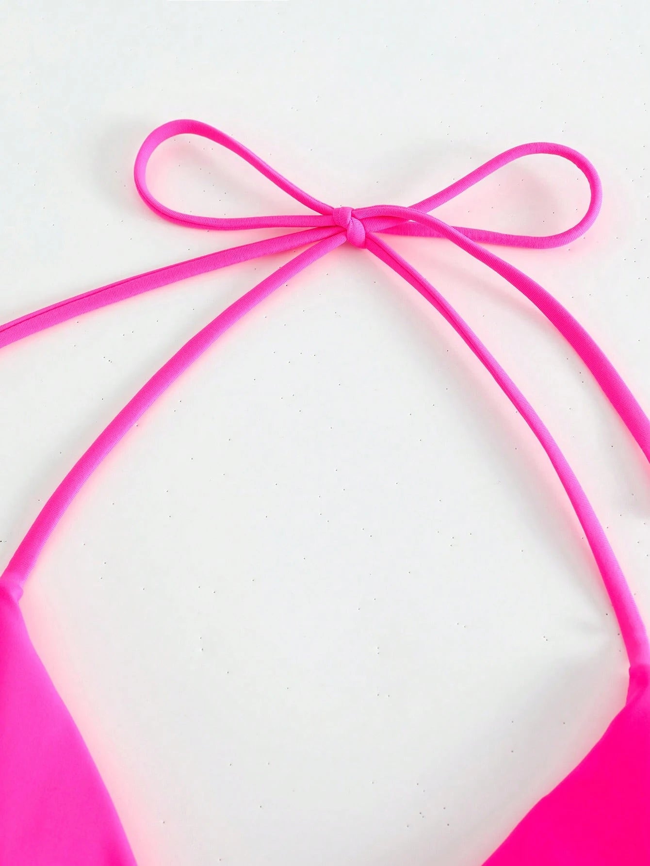 Swim Basics Summer Beach Halter Triangle Bikini Top