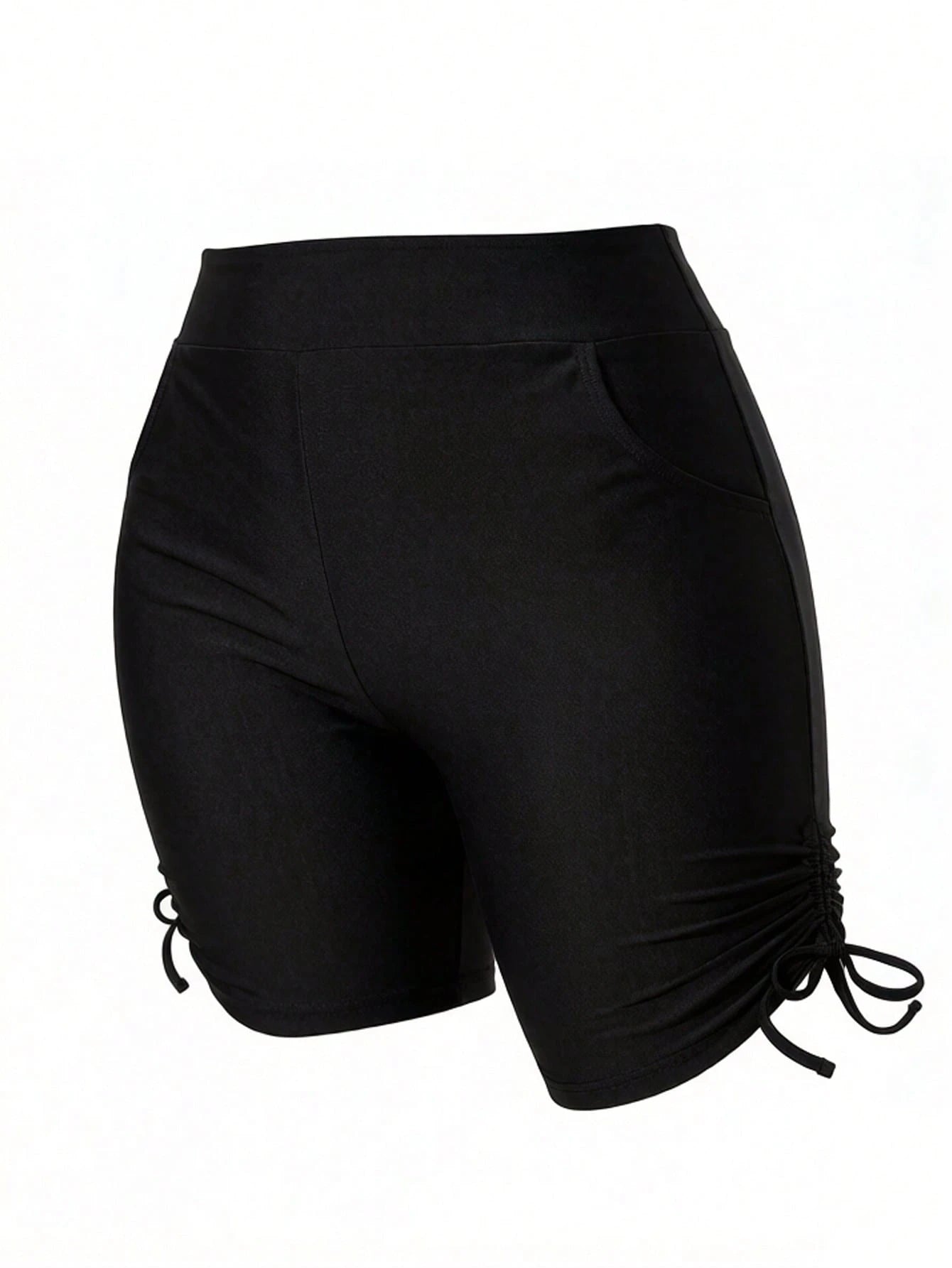 Swim SPRTY Summer Beach Plus Tie Side Bikini Shorts