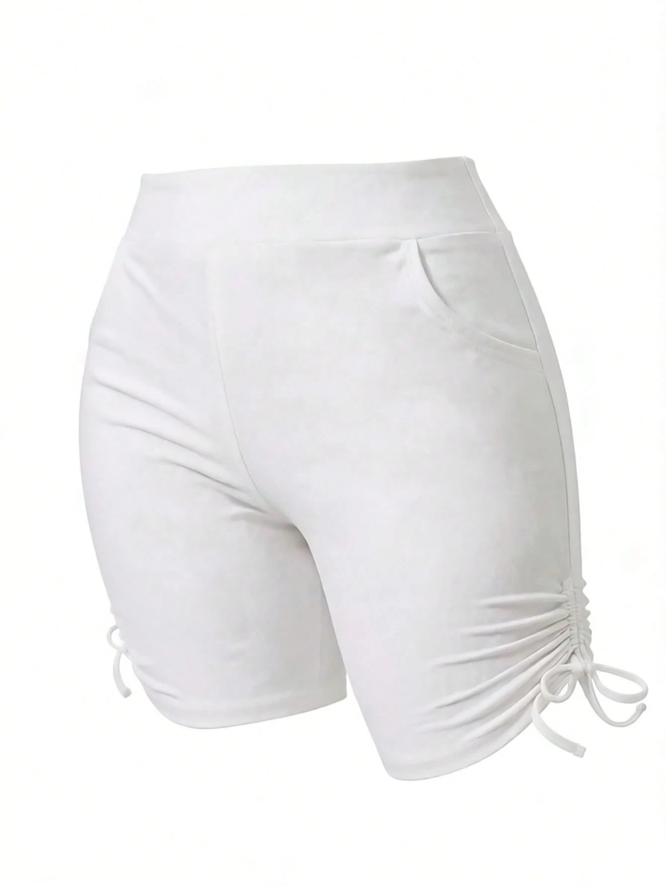 Swim SPRTY Summer Beach Plus Tie Side Bikini Shorts
