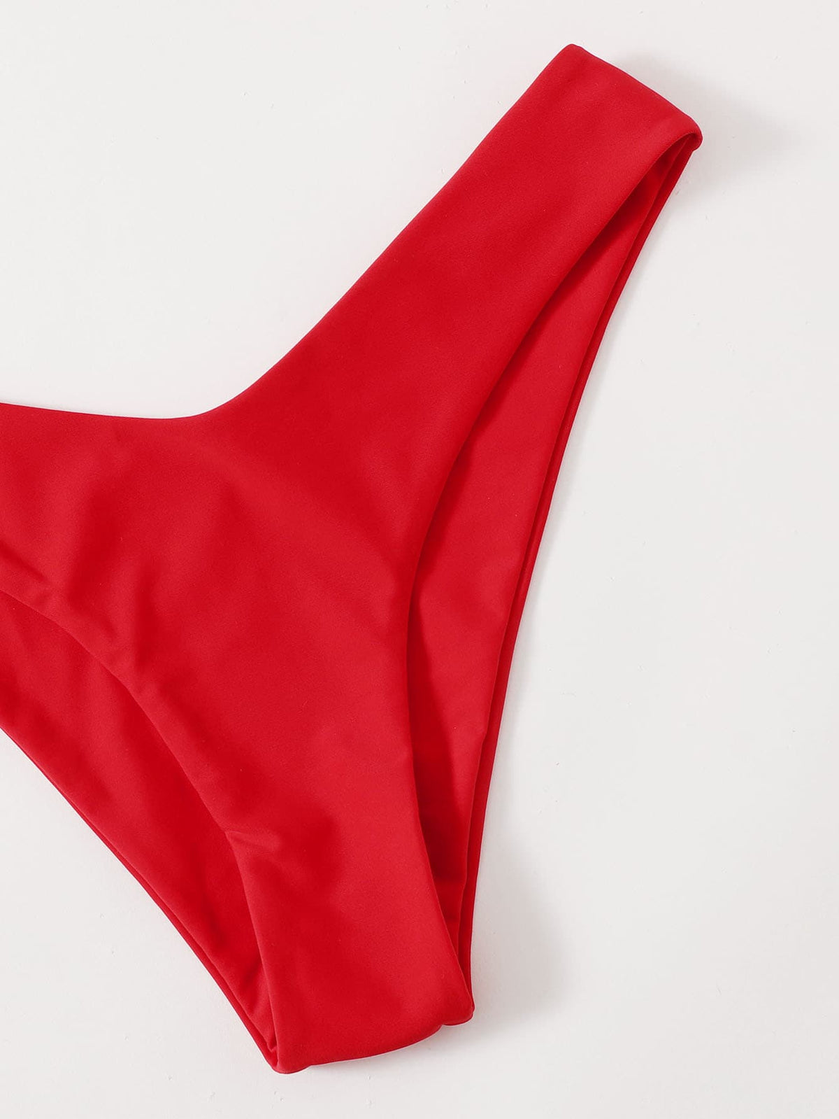 Swim Summer Beach Plain Cheeky Bikini Bottom