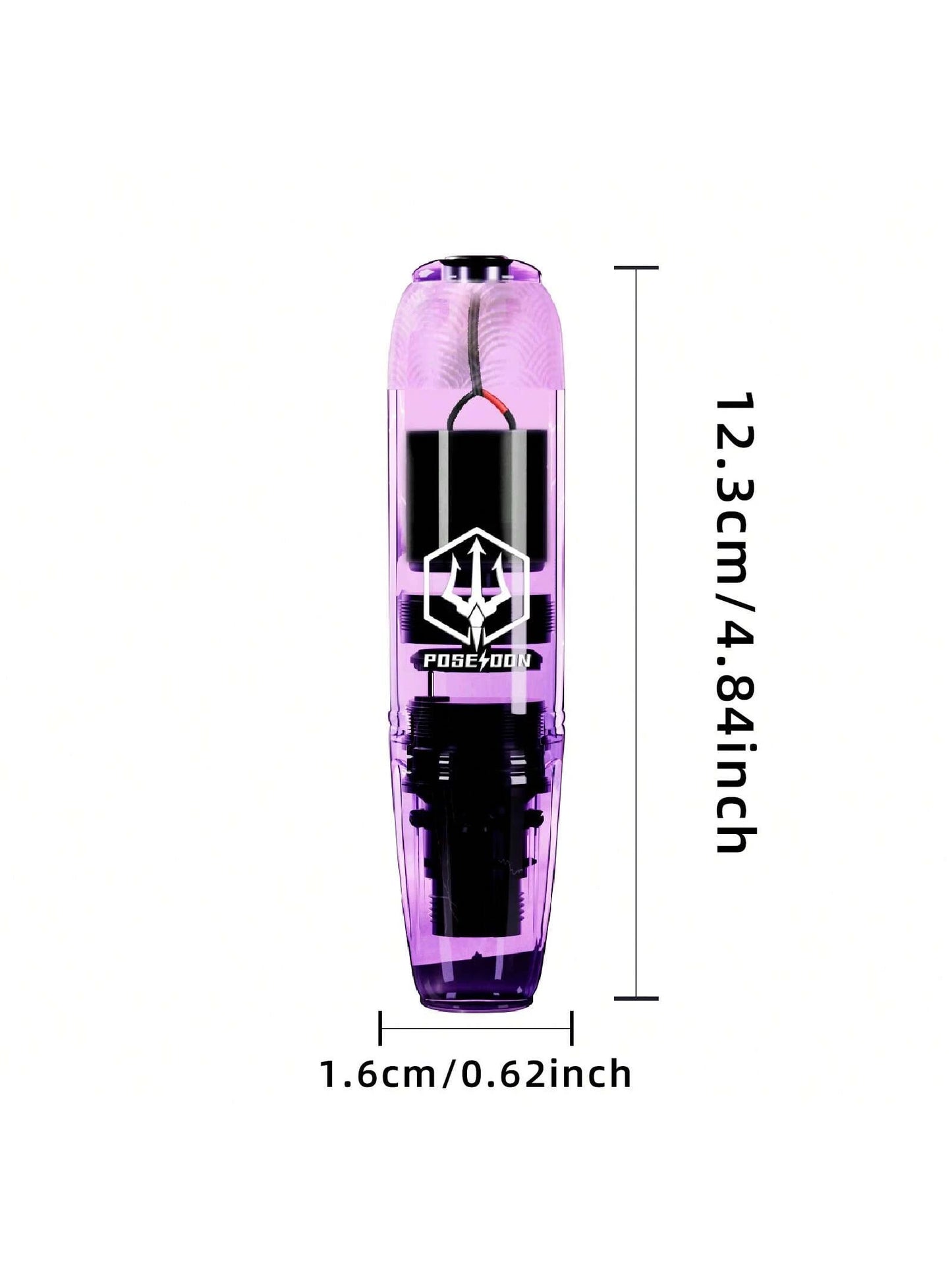 Tattoo Pen Kit- POSEIDON Wireless Tattoo Machine Kit, Tattoo Gun Kit With Tattoo Power Supply And 20 Pcs Tattoo Cartridge Needles, Complete Tattoo Kit Tattoo Supplies For Beginners(TK039)