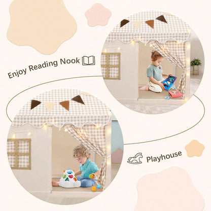 Tent Crawl For Boys & Girls Play Tent, Portable & Foldable Tents, Indoor Outdoor Tent Playhouse, Ideal Holiday Family Party Gift, Light Not Included