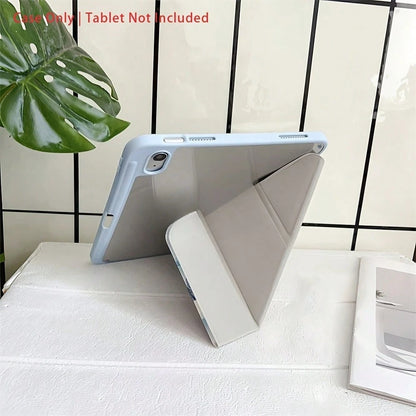 The Blue Marine Bio Pattern 3+Y Foldable Tablet Protective Case Is Compatible With IPad10th Generation Cases, IPadA16, 11-Inch Pro (2020/2021/10th Generation), And Soft Edge Air Cases. Featuring A Bu