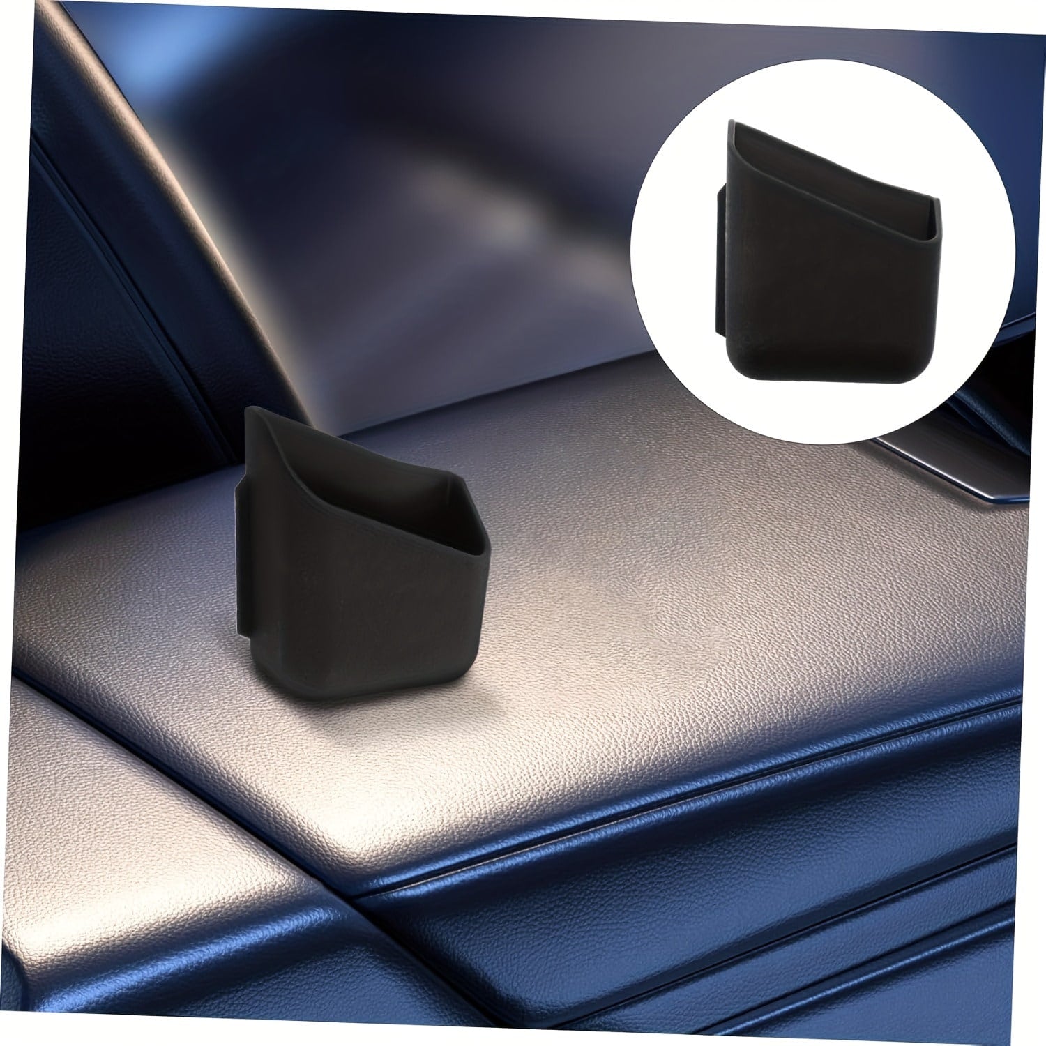 The Fashionable Car Rearview Mirror Storage Box- A Multi-Functional Phone Holder And A Key, Card And Essential Items Storage Box- An Ideal Space-Saving Accessory For All Vehicle Models!