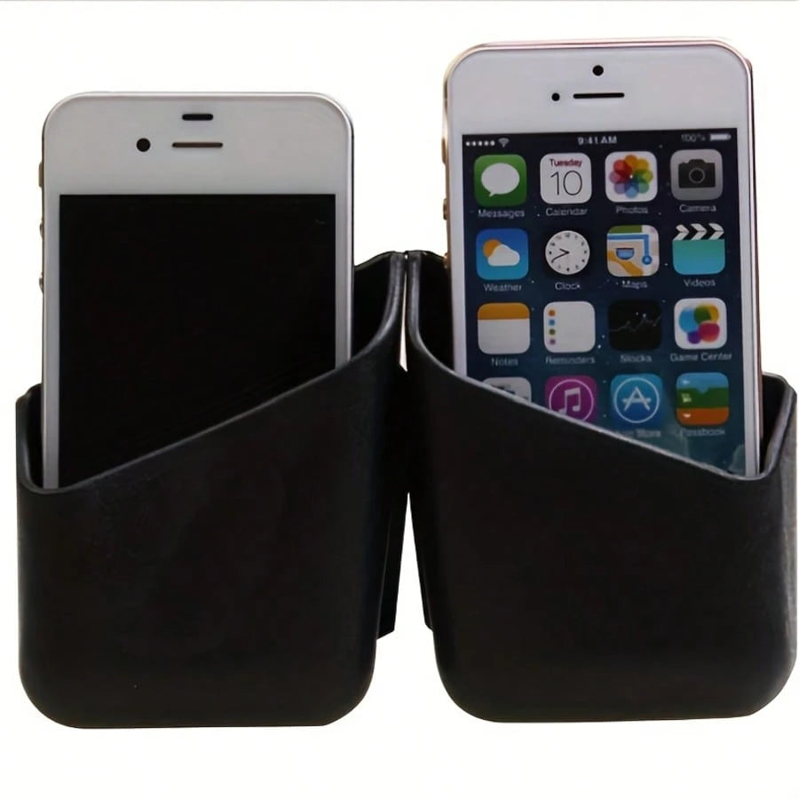 The Fashionable Car Rearview Mirror Storage Box- A Multi-Functional Phone Holder And A Key, Card And Essential Items Storage Box- An Ideal Space-Saving Accessory For All Vehicle Models!