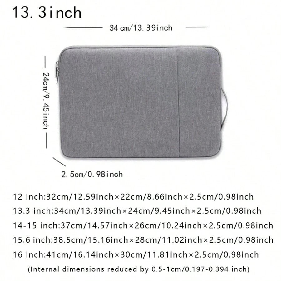 Thin Velvet Laptop Sleeve Bag, Laptop Inner Liner Pouch, Business Briefcase Tablet Protective Case Laptop Bag Laptop Case Laptop Cover For Travel Waterproof Portable For Men Laptop Bags