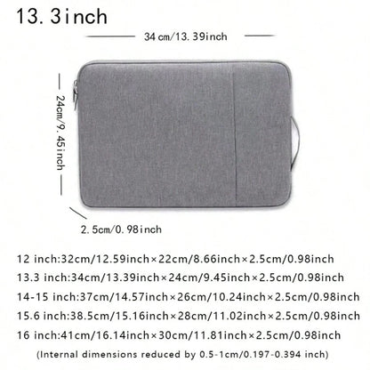 Thin Velvet Laptop Sleeve Bag, Laptop Inner Liner Pouch, Business Briefcase Tablet Protective Case Laptop Bag Laptop Case Laptop Cover For Travel Waterproof Portable For Men Laptop Bags