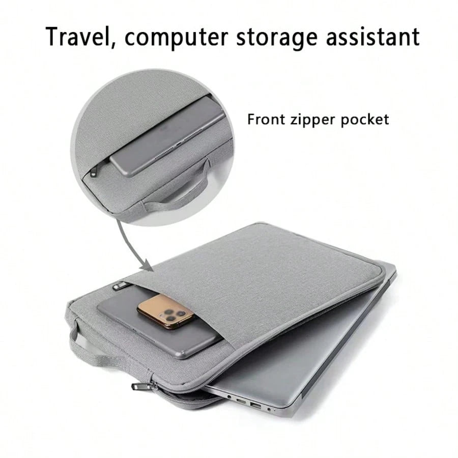 Thin Velvet Laptop Sleeve Bag, Laptop Inner Liner Pouch, Business Briefcase Tablet Protective Case Laptop Bag Laptop Case Laptop Cover For Travel Waterproof Portable For Men Laptop Bags