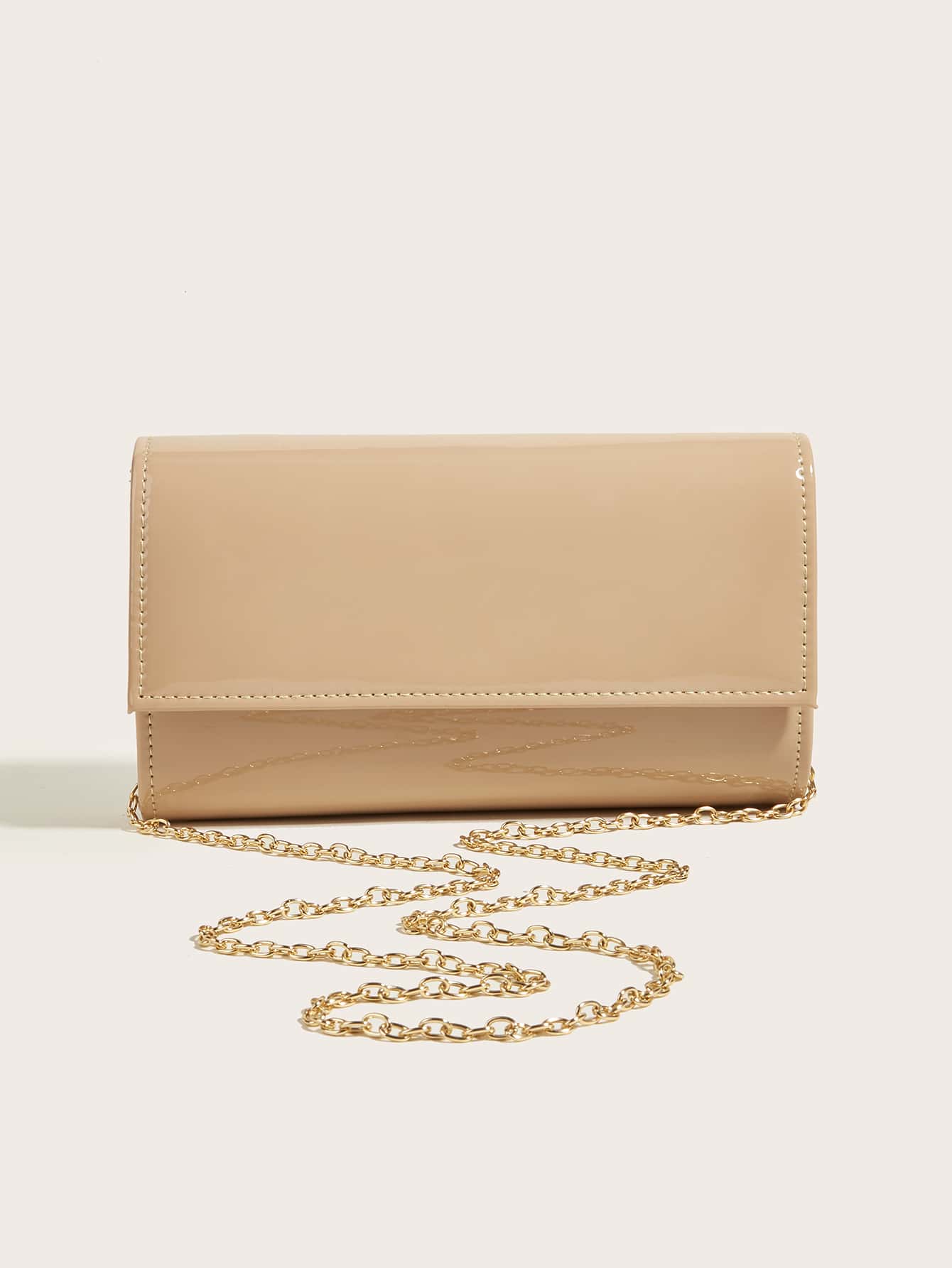 This Fashionable, Elegant, Understated, And Luxurious Solid Color Mirror PU Leather Clutch Is Lightweight And Portable, Making It An Ideal Choice For Teenagers, Women, College Students, Young Professi