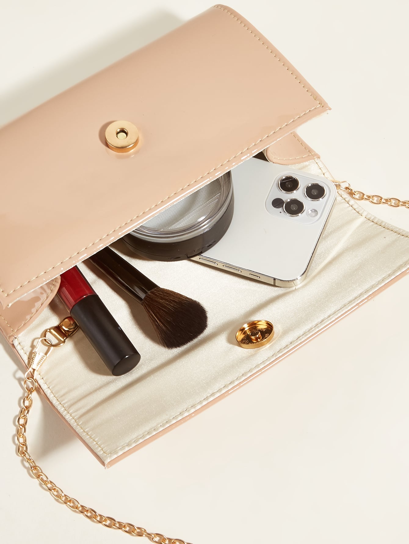 This Fashionable, Elegant, Understated, And Luxurious Solid Color Mirror PU Leather Clutch Is Lightweight And Portable, Making It An Ideal Choice For Teenagers, Women, College Students, Young Professi