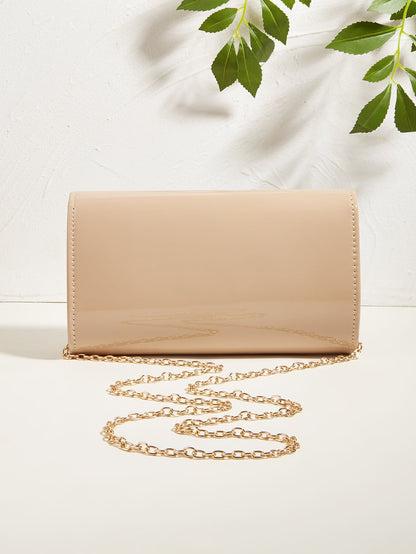 This Fashionable, Elegant, Understated, And Luxurious Solid Color Mirror PU Leather Clutch Is Lightweight And Portable, Making It An Ideal Choice For Teenagers, Women, College Students, Young Professi