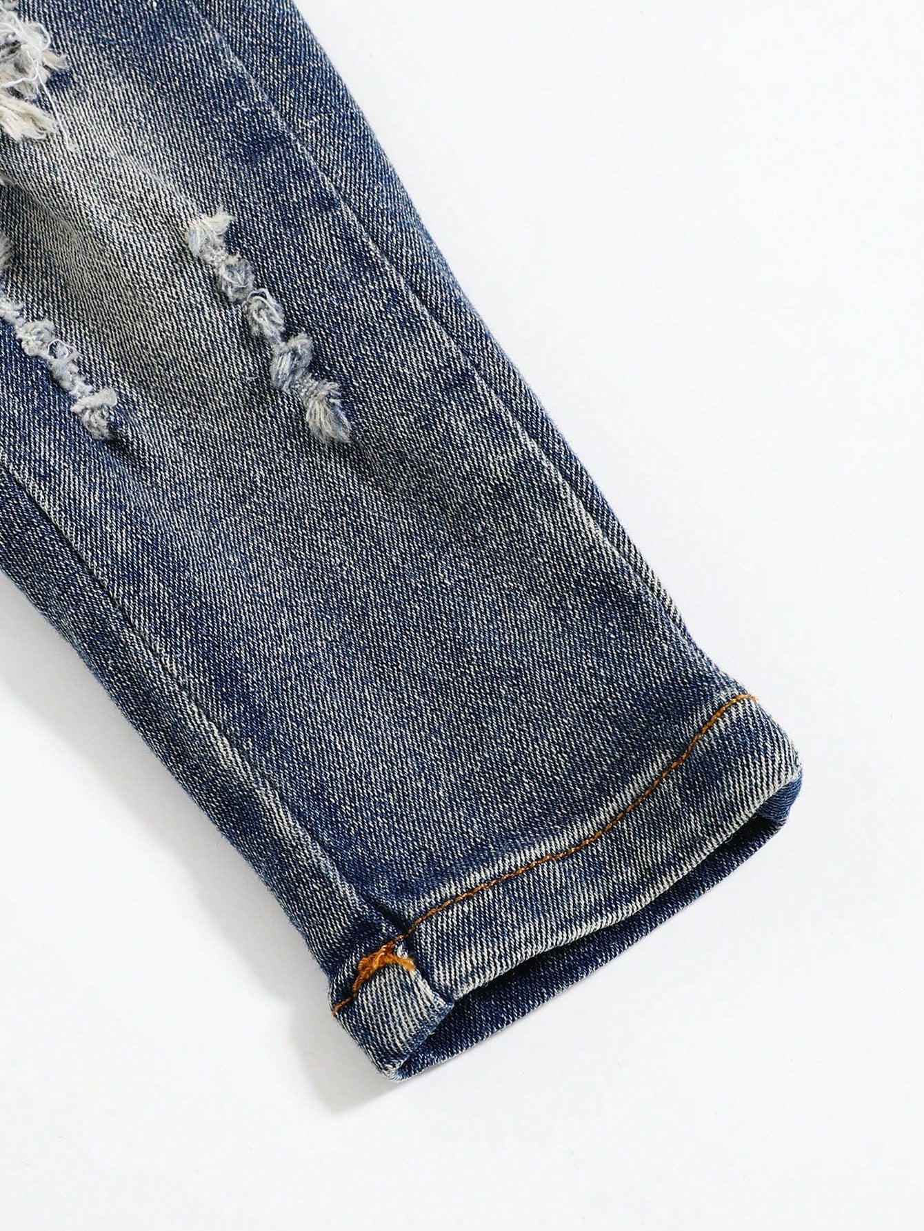 Toddler/Baby Boys' Casual Distressed Retro Vintage Washed Ripped Frayed High Stretch Slim Fit Blue Denim Overalls Jumpsuit,Leisure And Versatile For Baby Fall/Winter Outdoor Wear Clothes Outfits