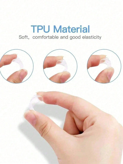 Transparent Ring Size Adjuster, Invisible Ring Adjuster, Women's Loose Finger Ring Size Reducer Invisible Sticker, DIY Sewing Jewelry Tool Set Adjuster, Suitable For Wedding Rings And Jewelry Comfort