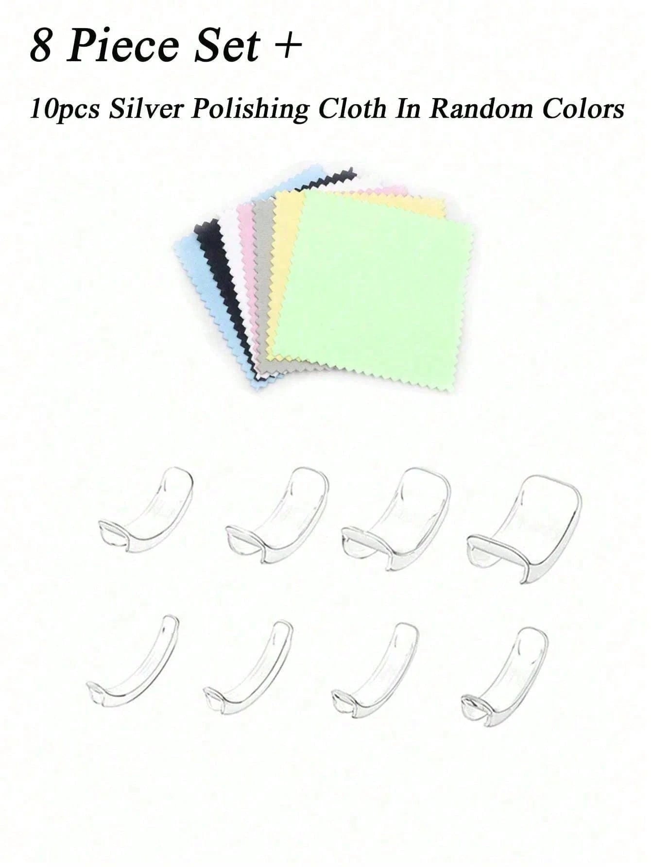 Transparent Ring Size Adjuster, Invisible Ring Adjuster, Women's Loose Finger Ring Size Reducer Invisible Sticker, Transparent DIY Sewing Jewelry Tool Set Adjuster, Suitable For Wedding Rings And Jewe