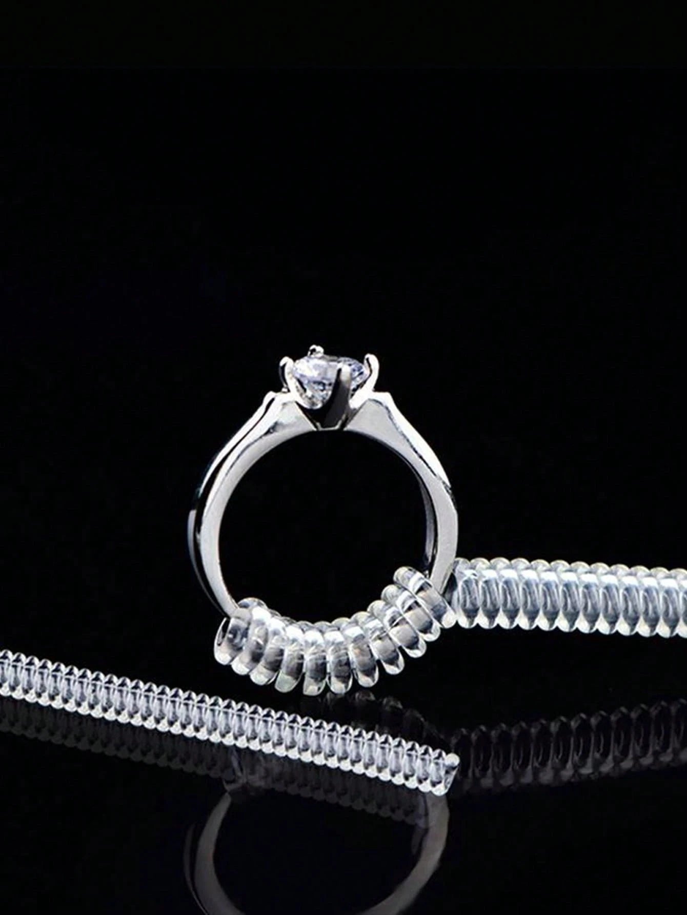 Transparent Ring Sizer Adjuster, Invisible Ring Sizer, Women's Loose Ring Size Reducer Invisible Sticker, Transparent DIY Sewing Jewelry Tool Kit, Loose Ring Adjuster Set- Ideal For Wedding Rings And