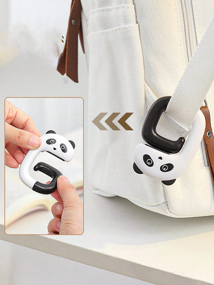 Travel Portable Plastic Bag Cute Animal Hook, Hanging Decor Table Bag Hook, Wall-Mounted Bracket, Handbag Hook