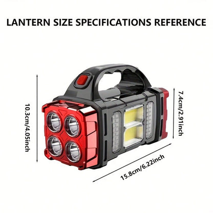 Ultra-Bright LED Flashlight With Rechargeable Battery- Perfect For Camping, Emergency, And Outdoor Adventures!