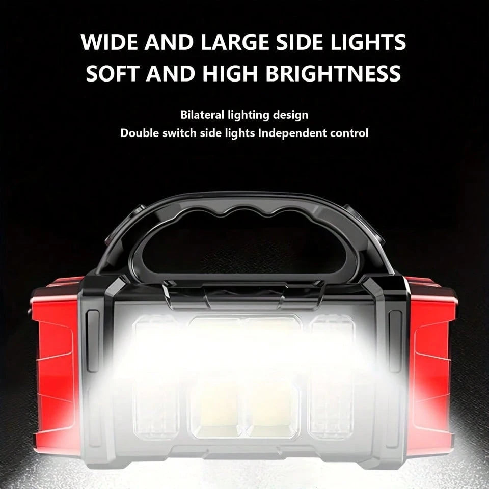 Ultra-Bright LED Flashlight With Rechargeable Battery- Perfect For Camping, Emergency, And Outdoor Adventures!