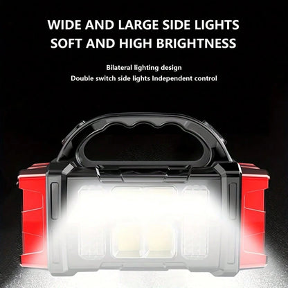 Ultra-Bright LED Flashlight With Rechargeable Battery- Perfect For Camping, Emergency, And Outdoor Adventures!