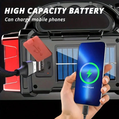 Ultra-Bright LED Flashlight With Rechargeable Battery- Perfect For Camping, Emergency, And Outdoor Adventures!