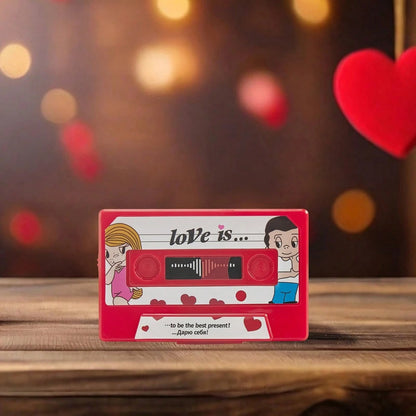 Unique Voice Cassettes Tape Elegant Sound Greeting Card Recordable Surprise Present For Birthdays Anniversaries