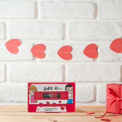 Unique Voice Cassettes Tape Elegant Sound Greeting Card Recordable Surprise Present For Birthdays Anniversaries