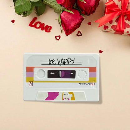 Unique Voice Cassettes Tape Elegant Sound Greeting Card Recordable Surprise Present For Birthdays Anniversaries
