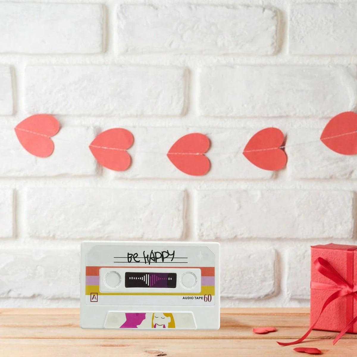 Unique Voice Cassettes Tape Elegant Sound Greeting Card Recordable Surprise Present For Birthdays Anniversaries