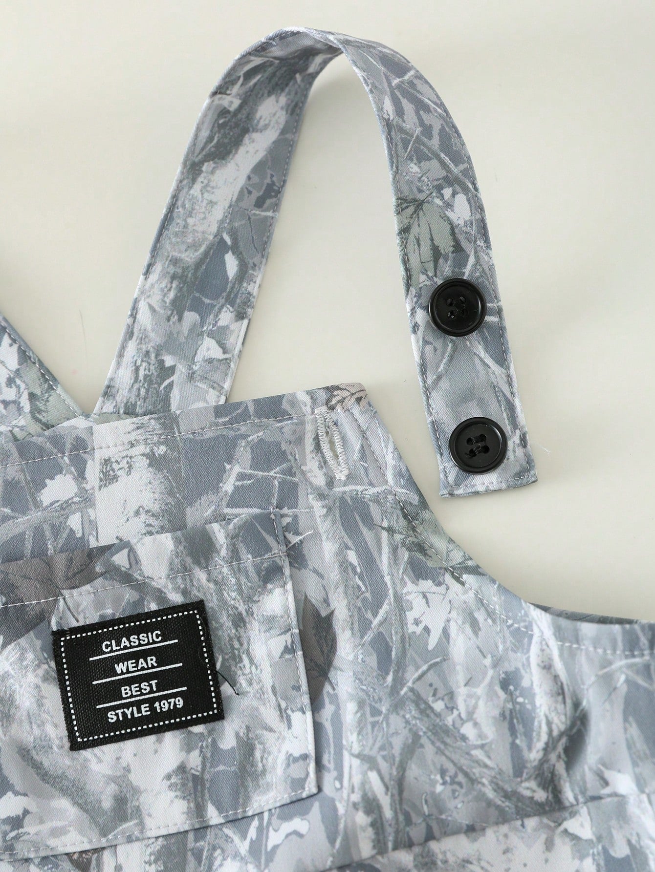 Unisex Newborn Baby Boy/Girl Black Camo,Summer,Casual,Vacation Fashionable Bib Pants Romper,Streetwear Camouflage Print Overalls Toddler Outfit
